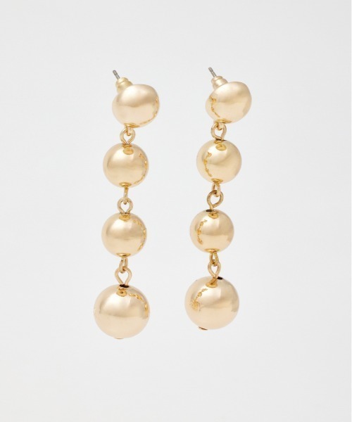 SLY（スライ）の「HANGING BALL P/EARRING ハンギング ボール ピアス（ピアス（両耳用）・レディース・シルバー/ゴールド・FREE）」の12枚目の写真