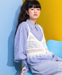 niko and... | [MODE NORM CORE]メッシュフリンジビスチェ(その他トップス)