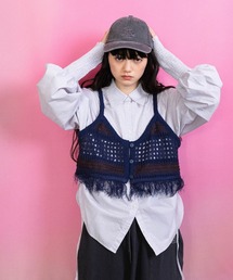 niko and... | [MODE NORM CORE]メッシュフリンジビスチェ(その他トップス)