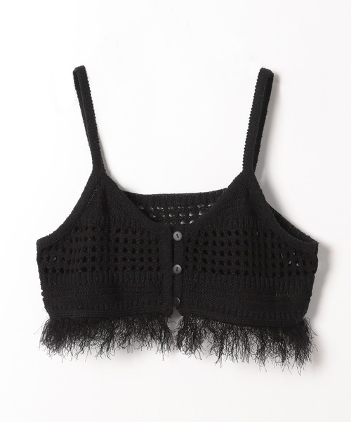 niko and...（ニコアンド）の「[MODE NORM CORE]メッシュフリンジビスチェ（その他トップス・レディース・アイボリー/ブラック/ネイビー・FREE）」の12枚目の写真