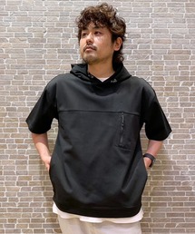 Grand PARK | 圧縮マイクロカノコ半袖パーカー(パーカー)