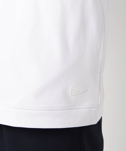 Grand PARK（グランドパーク）の「圧縮マイクロカノコ半袖パーカー（パーカー・メンズ・ホワイト/ネイビー/ブラック・MEDIUM/LARGE/X-LARGE）」の10枚目の写真