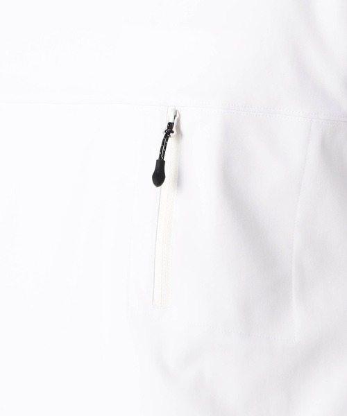 Grand PARK（グランドパーク）の「圧縮マイクロカノコ半袖パーカー（パーカー・メンズ・ホワイト/ネイビー/ブラック・MEDIUM/LARGE/X-LARGE）」の11枚目の写真