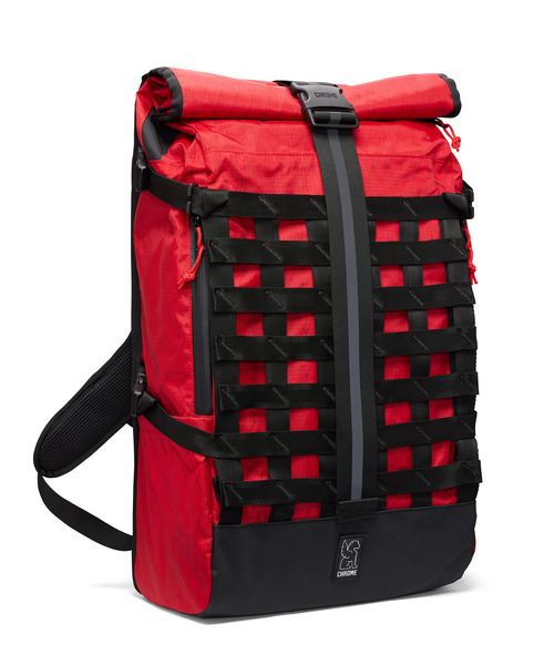 CHROME（クローム）の「［ CHROME / クローム ］BARRAGE 34L PACK BXRF_BLACK XRF（BLACK X REFLECTIVE） / バラージ 34L パック ブラックエックス リフレクティブ 完全防水 34L-38L バックパック（バックパック/リュック・メンズ・ブラック系その他/レッド系その他・FREE）」の9枚目の写真