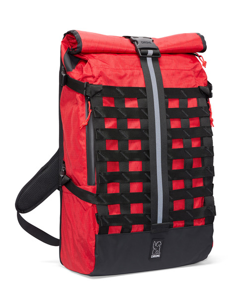 CHROME（クローム）の「［ CHROME / クローム ］BARRAGE 34L PACK BXRF_BLACK XRF（BLACK X REFLECTIVE） / バラージ 34L パック ブラックエックス リフレクティブ 完全防水 34L-38L バックパック（バックパック/リュック・メンズ・ブラック系その他/レッド系その他・FREE）」の10枚目の写真