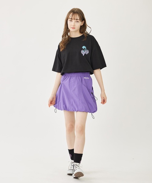 MILKFED.（ミルクフェド）の「着心地もデザインにもこだわった一枚。MELT CHERRY WIDE S/S TEE（Tシャツ/カットソー・レディース・ブラック/ライトピンク/ライトブルー/ホワイト・M/L）」の8枚目の写真