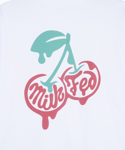 MILKFED.（ミルクフェド）の「着心地もデザインにもこだわった一枚。MELT CHERRY WIDE S/S TEE（Tシャツ/カットソー・レディース・ブラック/ライトピンク/ライトブルー/ホワイト・M/L）」の15枚目の写真