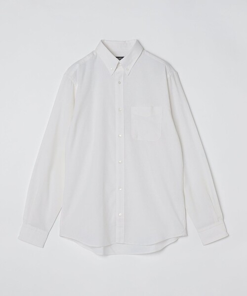 【セール】SHIPS Colors:コットンリネン COOLMAX ボタンダウン シャツ（シャツ/ブラウス）｜SHIPS Colors（シップス カラーズ）