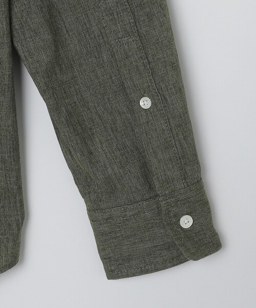 【セール】SHIPS Colors:コットンリネン COOLMAX ボタンダウン シャツ（シャツ/ブラウス）｜SHIPS Colors（シップス カラーズ）