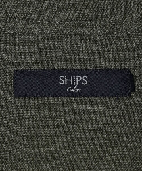 【セール】SHIPS Colors:コットンリネン COOLMAX ボタンダウン シャツ（シャツ/ブラウス）｜SHIPS Colors（シップス カラーズ）