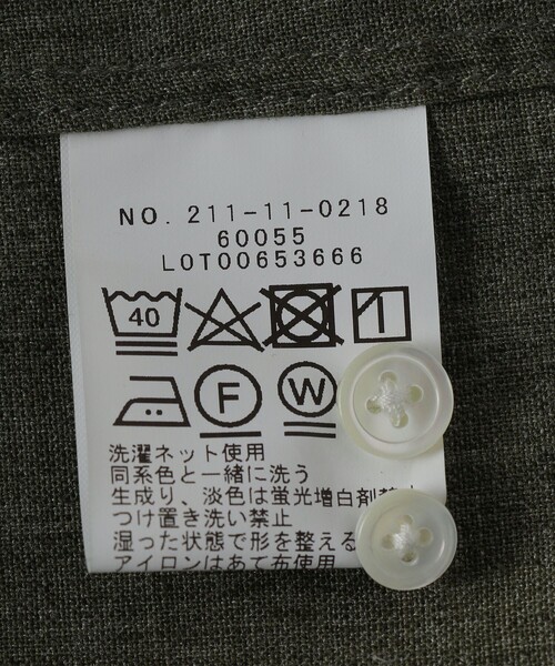 【セール】SHIPS Colors:コットンリネン COOLMAX ボタンダウン シャツ（シャツ/ブラウス）｜SHIPS Colors（シップス カラーズ）