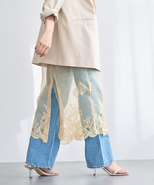 venit（ヴェニット）の「【venit/ヴェニット】embroidery lace レース