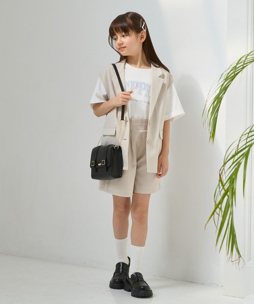 GLOBAL WORK(グローバルワーク)の「さらさら快適ジレ/103881(ベスト・キッズ・アイボリー/ブラック・130cm/140cm/150cm/160cm/170cm)」の18枚目の写真