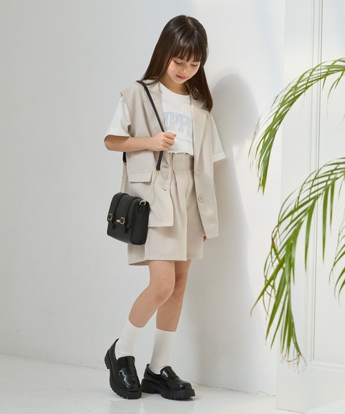 GLOBAL WORK(グローバルワーク)の「さらさら快適ジレ/103881(ベスト・キッズ・アイボリー/ブラック・130cm/140cm/150cm/160cm/170cm)」の19枚目の写真