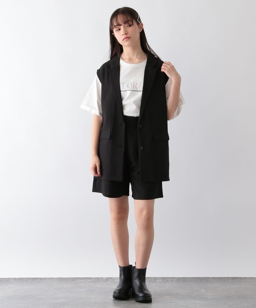 GLOBAL WORK(グローバルワーク)の「さらさら快適ジレ/103881(ベスト・キッズ・アイボリー/ブラック・130cm/140cm/150cm/160cm/170cm)」の9枚目の写真