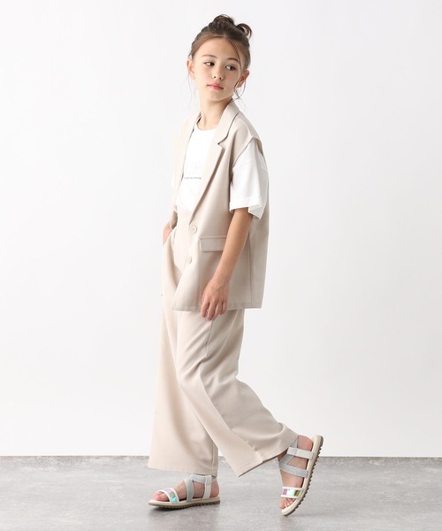 GLOBAL WORK(グローバルワーク)の「さらさら快適ジレ/103881(ベスト・キッズ・アイボリー/ブラック・130cm/140cm/150cm/160cm/170cm)」の22枚目の写真