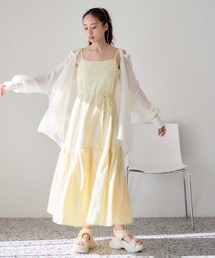 one after another NICE CLAUP | リボンキャミワンピース(ワンピース)