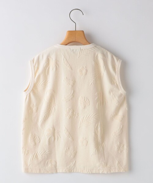 SHIPS(シップス)の「SHIPS KIDS:140~150cm / パイル ジャカード ノースリーブ TEE(タンクトップ・キッズ・ナチュラル/ロイヤルブルー・140/150)」の3枚目の写真