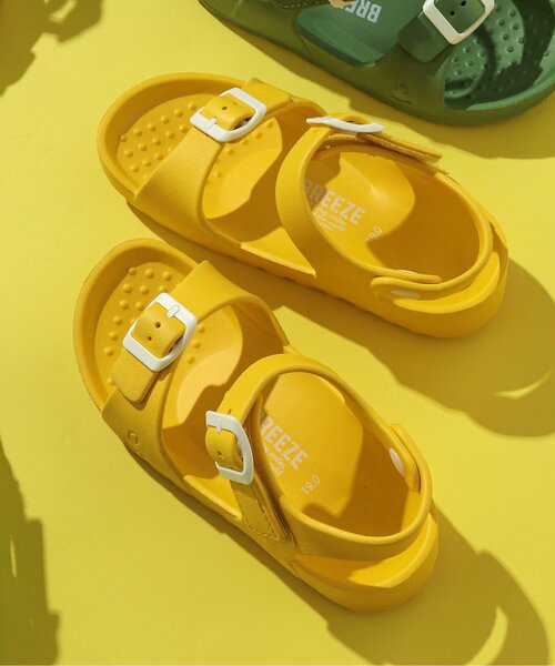BREEZE（ブリーズ）の「EVAサンダル（サンダル・キッズ・ブラック/カーキ/ブルー/ブラウン/ピンク/レインボー/ベージュ/イエロー/パープル/ライム・13/14/16/19/21/15 /18/20/17）」の8枚目の写真