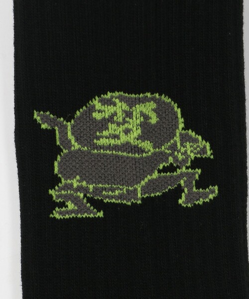 UNITED ARROWS & SONS（ユナイテッドアローズアンドサンズ）の「＜HENTAI WORKS＞ HENDAMAN SOCKS/ソックス（ソックス/靴下・メンズ・ライム/オフホワイト/ブラック・FREE）」の7枚目の写真
