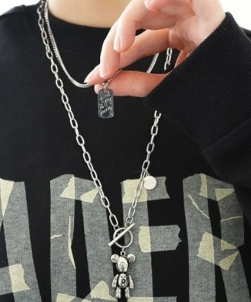 .KOM(ドットコム)の「A'GEM/9 × .kom 『KANSAI STUDIO/カンサイスタジオ』 クマネックレス(ネックレス・レディース・シルバー・FREE)」の2枚目の写真