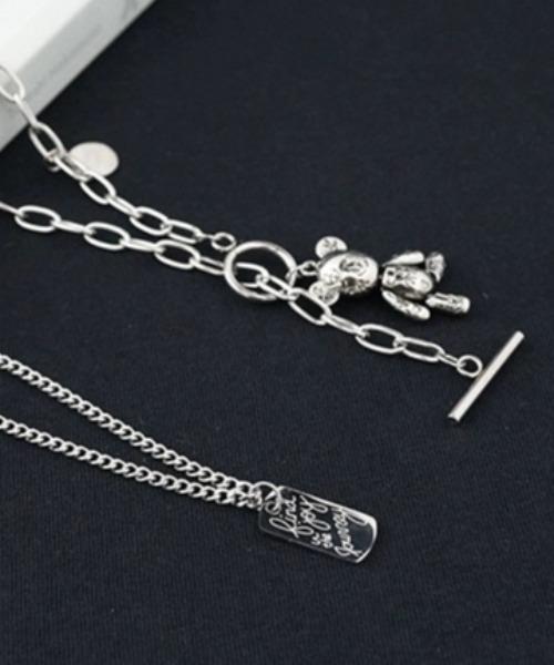 .KOM(ドットコム)の「A'GEM/9 × .kom 『KANSAI STUDIO/カンサイスタジオ』 クマネックレス(ネックレス・レディース・シルバー・FREE)」の5枚目の写真