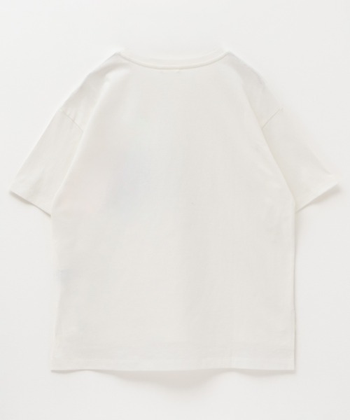 EDWIN（エドウィン）の「C17 DENIM POCKET TEE Cotton100（Tシャツ/カットソー・レディース・ホワイト系その他/ホワイト/ブラック・L/M）」の6枚目の写真