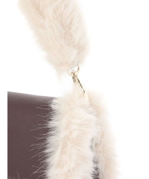 MERCURYDUO（マーキュリーデュオ）の「2WAYファーバッグ　トリミングショルダー（ショルダーバッグ・レディース・アイボリー/ブラウン・FREE）」の13枚目の写真