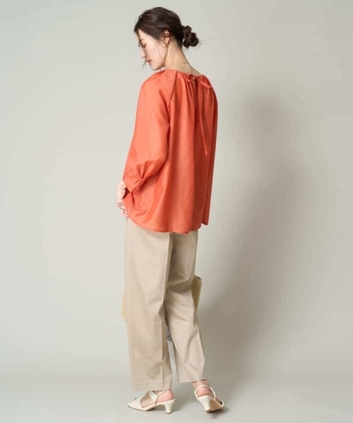 a.v.v（アーヴェヴェ）の「【マシンウォッシャブル】2タックテーパードチノパンツ（チノパンツ・レディース・ベージュ・36/38/40/42/34）」の20枚目の写真