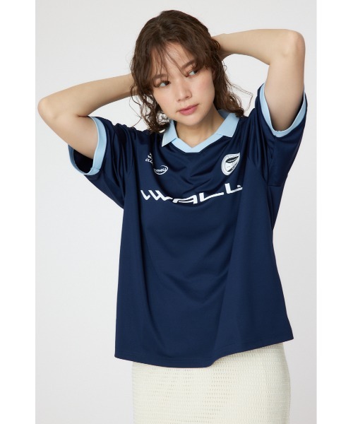 RODEO CROWNS WIDE BOWL（ロデオクラウンズワイドボウル）の「GAME S/S トップス（Tシャツ/カットソー・レディース・オフホワイト/ベージュ/ネイビー・MEDIUM/LARGE）」の3枚目の写真