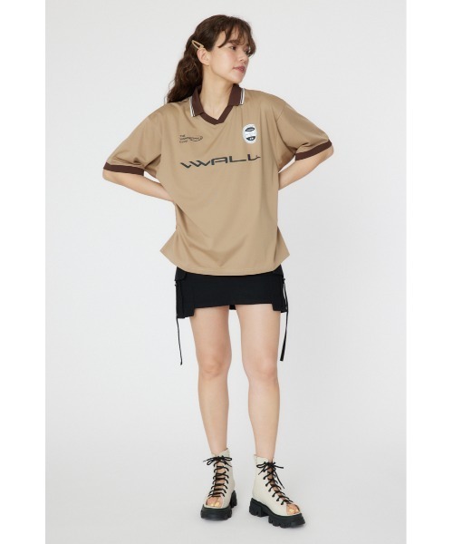 RODEO CROWNS WIDE BOWL（ロデオクラウンズワイドボウル）の「GAME S/S トップス（Tシャツ/カットソー・レディース・オフホワイト/ベージュ/ネイビー・MEDIUM/LARGE）」の7枚目の写真