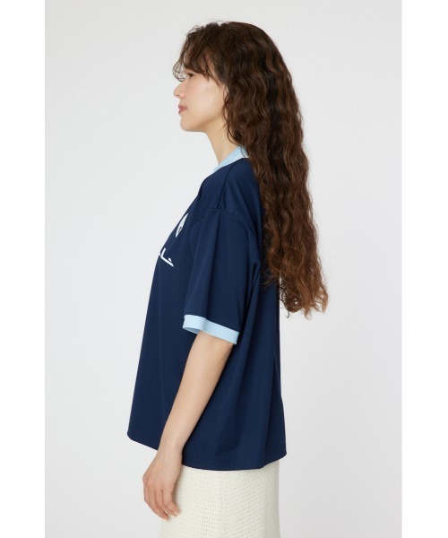 RODEO CROWNS WIDE BOWL（ロデオクラウンズワイドボウル）の「GAME S/S トップス（Tシャツ/カットソー・レディース・オフホワイト/ベージュ/ネイビー・MEDIUM/LARGE）」の10枚目の写真