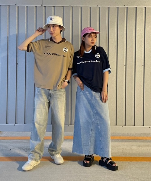 RODEO CROWNS WIDE BOWL（ロデオクラウンズワイドボウル）の「GAME S/S トップス（Tシャツ/カットソー・レディース・オフホワイト/ベージュ/ネイビー・MEDIUM/LARGE）」の16枚目の写真
