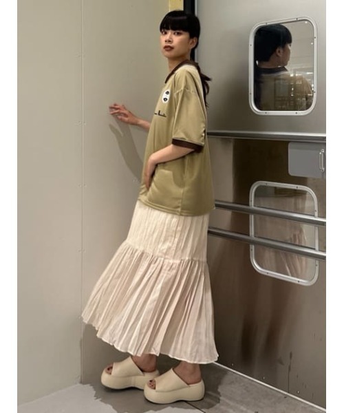 RODEO CROWNS WIDE BOWL（ロデオクラウンズワイドボウル）の「GAME S/S トップス（Tシャツ/カットソー・レディース・オフホワイト/ベージュ/ネイビー・MEDIUM/LARGE）」の21枚目の写真