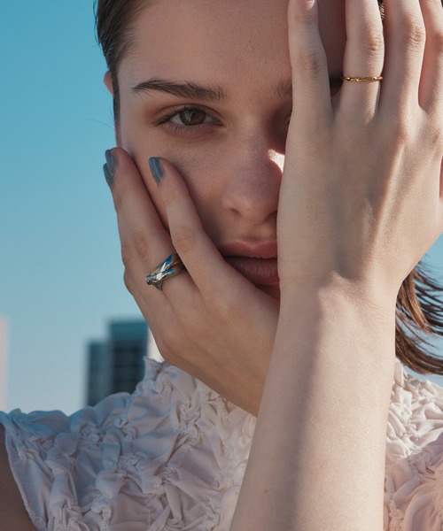 CENE(セネ)の「【CENE】セネ/ブロードリング(リング・レディース・シルバー/ゴールド・#9/#11/#13)」の3枚目の写真