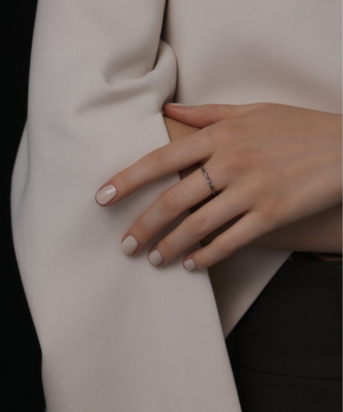 CENE(セネ)の「【CENE】セネ/ブロードリング(リング・レディース・シルバー/ゴールド・#9/#11/#13)」の8枚目の写真