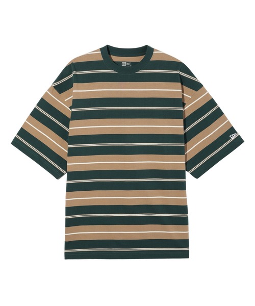 NEW ERA(ニューエラ)の「NEW ERA SS OS TEE MULTI BORDER(Tシャツ/カットソー・メンズ・グリーン/ネイビー・LARGE/X-LARGE)」の8枚目の写真