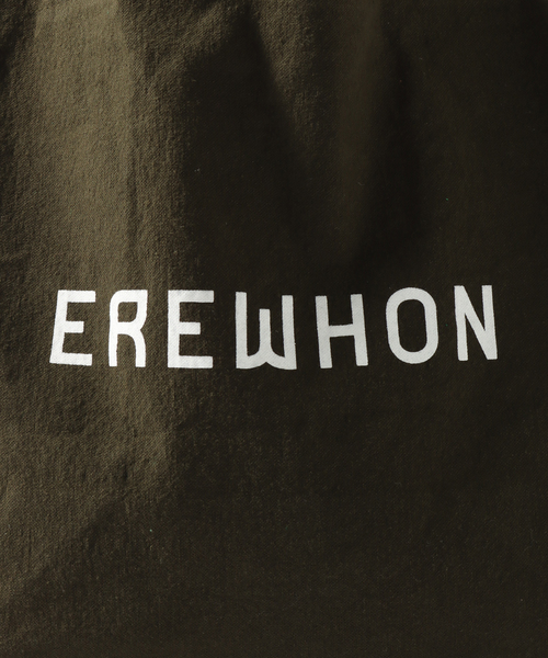 EDIFICE（エディフィス）の「EREWHON (エレウァン)トート バッグ（トートバッグ・メンズ・ダークグリーン/アイボリー/ブラック/カーキ・FREE）」の12枚目の写真