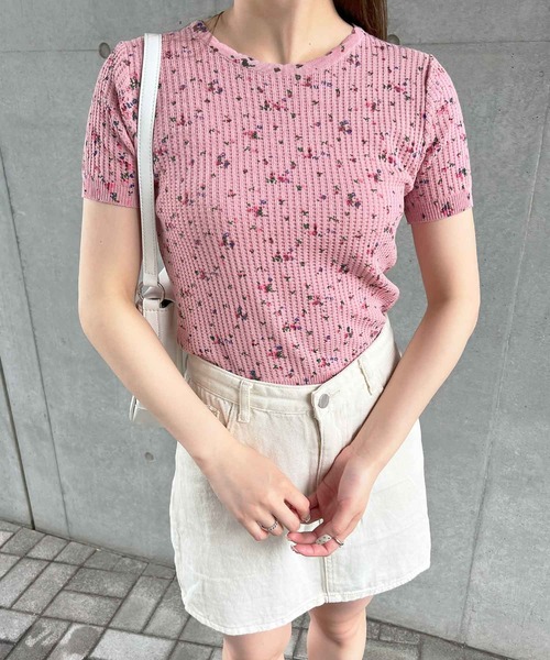 セール】花柄サーマル（Tシャツ/カットソー）｜frunco（フランコ