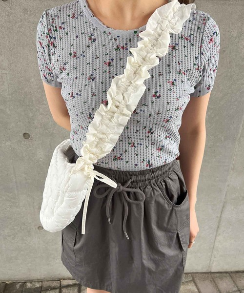 花柄サーマル（Tシャツ/カットソー）｜frunco（フランコ）の