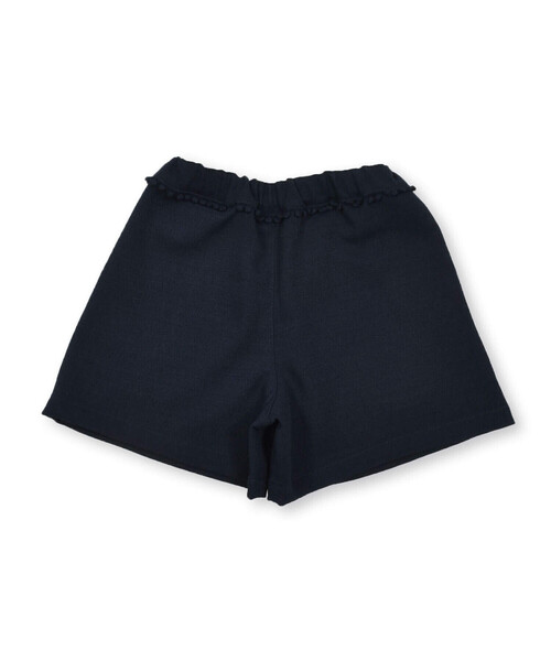 BeBe Petits Pois Vert(ベベプチポワヴェール)の「【店舗限定】無地ツイードポンポンつきキュロット(95~150cm)(その他パンツ・キッズ・ネイビー/ベージュ・120cm/130cm/140cm/100cm/150cm/110cm/95cm)」の12枚目の写真