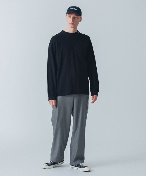 【セール】L/S MOCK NECK POCKET TEE（Tシャツ/カットソー）｜SILAS（サイラス）