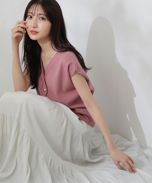 PROPORTION BODY DRESSING（プロポーションボディドレッシング）の「ギャザーティアードスカート / 1214220503（スカート・レディース・ホワイト/ブラック/カーキ・SMALL/MEDIUM）」の6枚目の写真