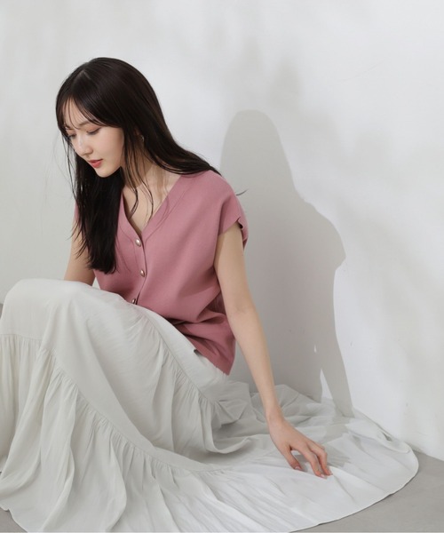 PROPORTION BODY DRESSING（プロポーションボディドレッシング）の「ギャザーティアードスカート / 1214220503（スカート・レディース・ホワイト/ブラック/カーキ・SMALL/MEDIUM）」の8枚目の写真