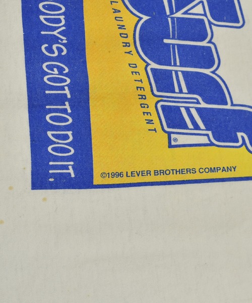 VINTAGE（ヴィンテージ）の「【ヴィンテージ古着】SURF Laundry detergent/洗濯洗剤 プリントTシャツ（Tシャツ/カットソー・メンズ・ホワイト・LARGE）」の10枚目の写真