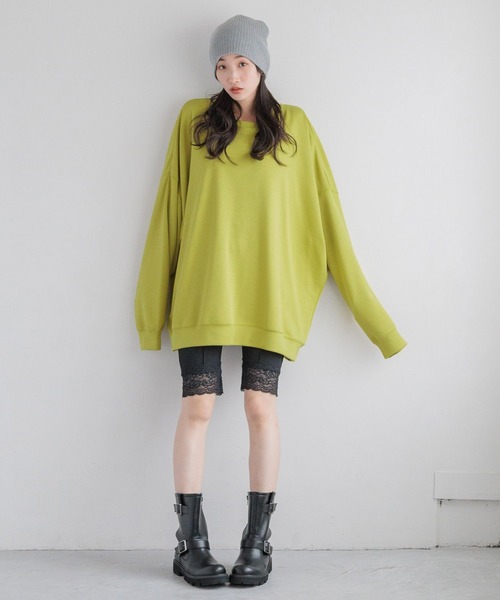 LOWRYS FARM(ローリーズファーム)の「TRPUドルマンLS 143900(Tシャツ/カットソー・メンズ・ブラック/ホワイト/カーキ/イエロー/グレー/パープル・SMALL/MEDIUM/LARGE)」の10枚目の写真