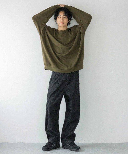 LOWRYS FARM(ローリーズファーム)の「TRPUドルマンLS 143900(Tシャツ/カットソー・メンズ・ブラック/ホワイト/カーキ/イエロー/グレー/パープル・SMALL/MEDIUM/LARGE)」の11枚目の写真