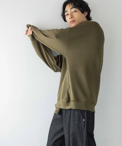 LOWRYS FARM(ローリーズファーム)の「TRPUドルマンLS 143900(Tシャツ/カットソー・メンズ・ブラック/ホワイト/カーキ/イエロー/グレー/パープル・SMALL/MEDIUM/LARGE)」の14枚目の写真