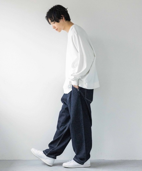 LOWRYS FARM(ローリーズファーム)の「TRPUドルマンLS 143900(Tシャツ/カットソー・メンズ・ブラック/ホワイト/カーキ/イエロー/グレー/パープル・SMALL/MEDIUM/LARGE)」の17枚目の写真