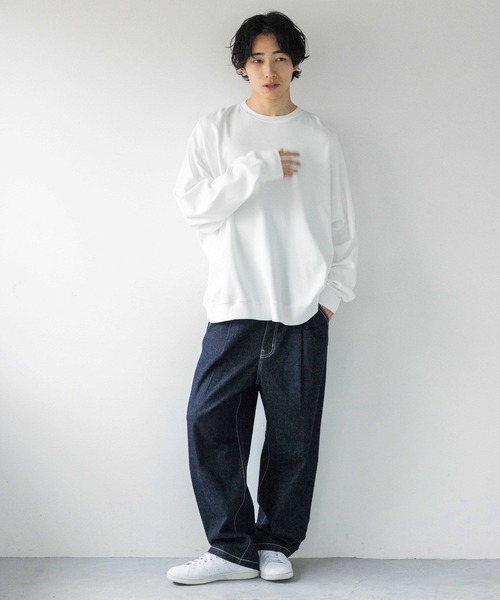 LOWRYS FARM(ローリーズファーム)の「TRPUドルマンLS 143900(Tシャツ/カットソー・メンズ・ブラック/ホワイト/カーキ/イエロー/グレー/パープル・SMALL/MEDIUM/LARGE)」の18枚目の写真